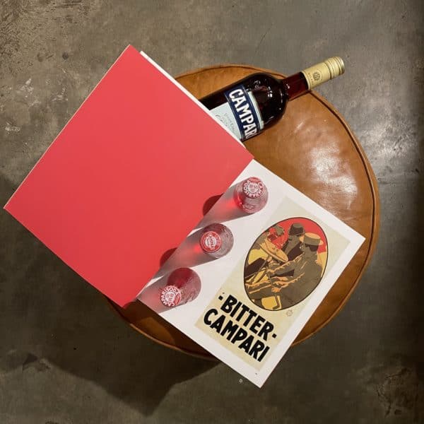The Art of Campari – Buch (2019) 5 x 0,49l Soda Campari Bitter Likör 1l Flasche